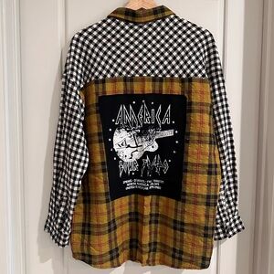 Promesa Reworked Style Graphic Flannel Size Small‎
